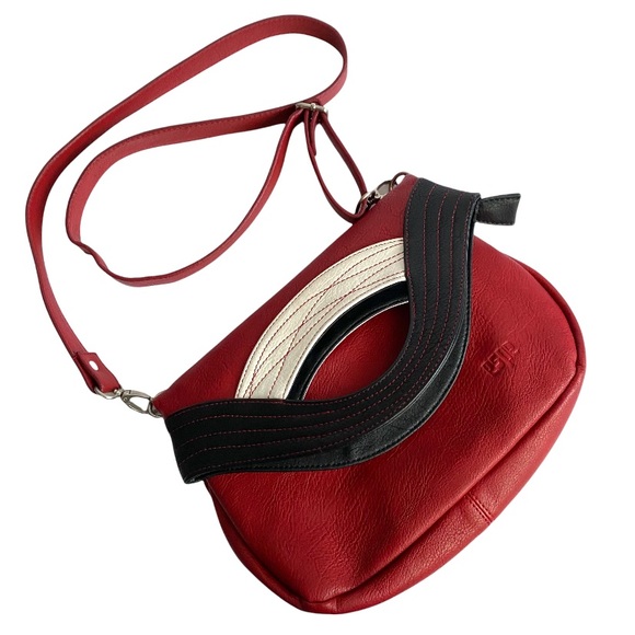 Espe red convertible cross-body bag - Picture 1 of 11